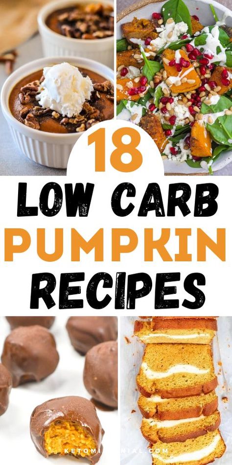 Thanksgiving Pumpkin Recipes, Pumpkin Recipes Keto, Low Carb Pumpkin Recipes, Canned Pumpkin Recipes, Pumpkin Cravings, Pumpkin Recipes Healthy, Low Carb Low Fat Recipes, Pie Cheesecake, Pumpkin Desserts