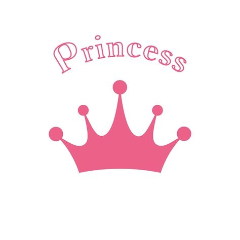 Princess Crown Drawing, Crown Icon, Crown Silhouette, Crown Drawing, Pink Crown, Tshirt Ideas, Princess Crown, Pink Princess, Laundry Room