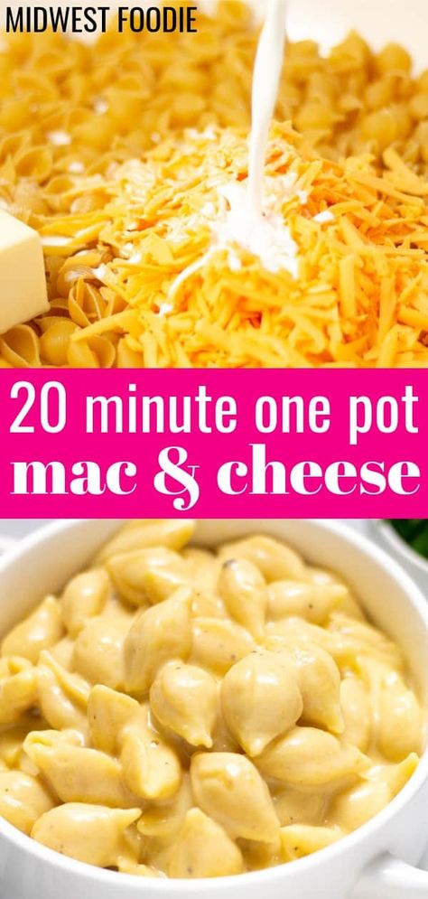 Oven Mac And Cheese, One Pot Mac And Cheese, One Pot Mac, Amazing Dinners, Easy Mac N Cheese, Pot Mac And Cheese, Future Chef, Easy Mac And Cheese, Making Mac And Cheese