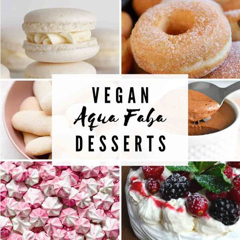 30 Tasty Vegan Aquafaba Desserts Uses For Aquafaba, What To Do With Aquafaba, Vegan Aquafaba Recipes, Aquafaba Desserts Vegan, Aquafaba Recipes Desserts, Aquafaba Desserts, Aquafaba Meringue, Vegan Frozen Dessert, Almond Flour Desserts