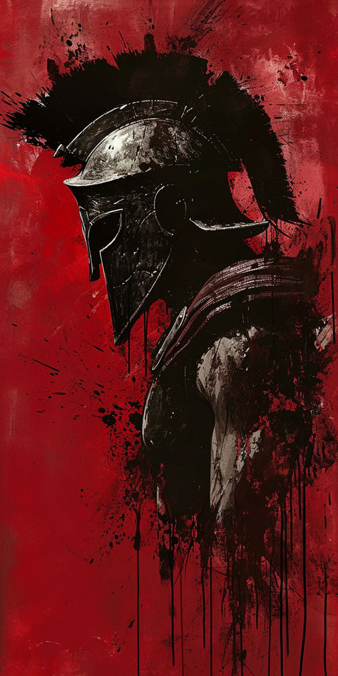 Spartan Wallpaper, Dp Wallpaper, Warrior Concept Art, Samurai Wallpaper, Warriors Wallpaper, Spartan Warrior, วอลล์เปเปอร์ Apple Watch, Cool Anime Backgrounds, Japon Illustration