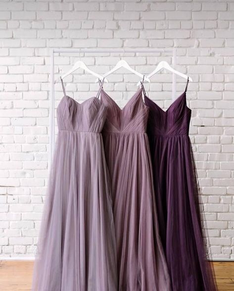 Lavender Wedding Theme, Lavender Bridesmaid, Mauve Wedding, Purple Wedding Theme, Purple Bridesmaids, Purple Bridesmaid Dresses, Bridesmaid Dress Colors, Wedding Theme Colors, Dusty Purple