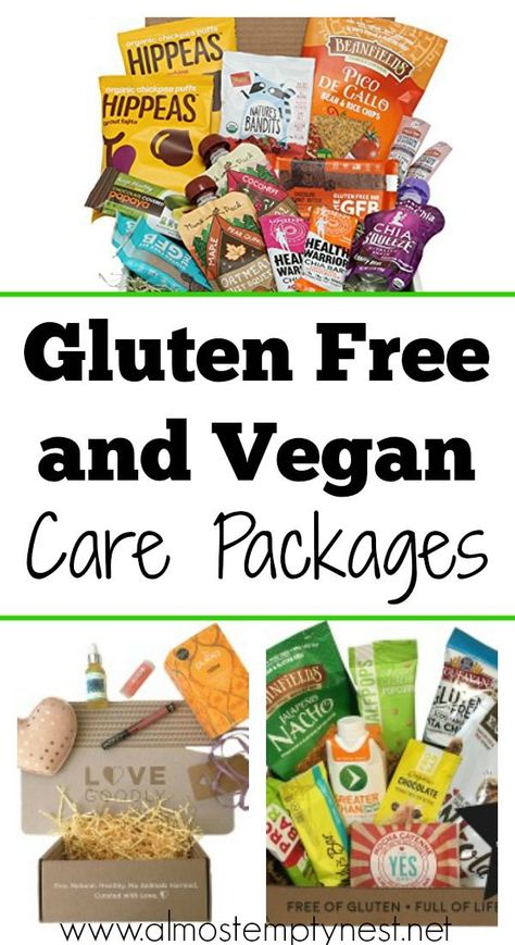 Healthy Care Package, Vegan Gift Basket, Packages Ideas, Diy Care Package, Gluten Free Gifts, Care Package Ideas, Packaged Snacks, Package Ideas, College Care Package