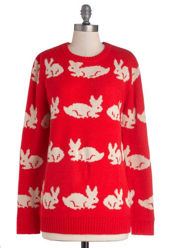 Easter Sweater, Easter Sweaters, Bunny Sweater, Bunny Stuff, Adorable Style, Hunny Bunny, Dress Up Boxes, Gold Prom, Bunny Bunny