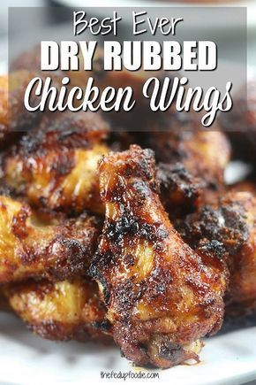 Dry Rubbed Chicken Wings. So much flavor and always a hit. I keep these on hand for every summer party and everyone loves them. #chickenwings #dryrubrecipe #dryrubbedwings #bakedchickenwings #chickenrecipe #chickenwingsrecipe Dry Rub Chicken, Grilled Chicken Wings Recipe, Dry Rub Chicken Wings, Dry Rub For Chicken, Awesome Chicken, Wings Game, Smoked Chicken Wings, Grilled Wings, Dry Rub Recipes