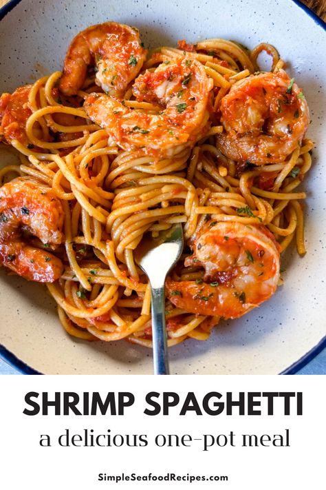 Shrimp spaghetti. Grilled Shrimp And Pasta Recipes, Italian Shrimp Pasta Recipes, Shrimp Pasta With Marinara Sauce, Spaghetti Recipes With Shrimp, Shrimp In Marinara Sauce, Shrimp Spaghetti Recipes Easy, Shrimp With Marinara Sauce, Easy Shrimp Meals For Dinner, Shrimp And Pasta Dishes