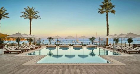 The 10 Best Ibiza Hotels On The Beach Hard Rock Hotel Ibiza, Nobu Hotel, Hotel Ibiza, Ibiza Town, Ibiza Beach, Ibiza Spain, Hotel Boutique, Pool Bar, Balearic Islands