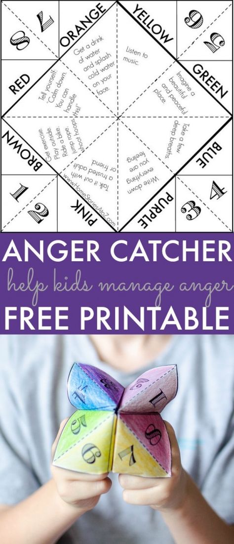 Social/ Emotional. Erikson. This also goes along with Eriksons 8 stages of development. The children learn what emotions are and that it's ok to feel them. Manage Anger, Cootie Catcher, Elementary School Counselor, Free Printable Games, Elementary Counseling, School Social Work, Therapeutic Activities, Counseling Activities, Child Therapy