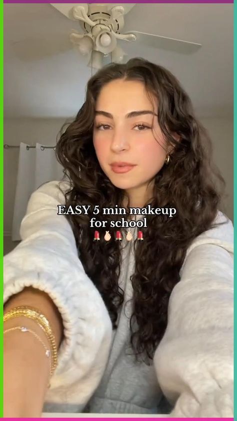 EASY 5 min. Makeup For School - Makeup Tutorial🫰💄♥️✨ #makeup #makeuptutorial #tutorailmakeup #easymakeup #makeuproutine #5minmakeup #5minmakeuptutorial  #tutorial #fyp video credits: ashleylamarca 5 Minutes Makeup, Easy School Makeup, 5 Min Makeup, Flawless Makeup Tutorial, Face Makeup Routine, Makeup For School, School Makeup Tutorial, Back To School Makeup, 5 Minute Makeup