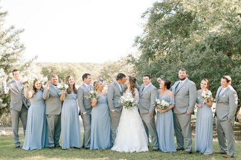 Dusty Blue and Grey for Dusty Blue Wedding Theme 2023, Dusty Blue Bridesmaid Dresses Grey Groomsmen Suits - ColorsBridesmaid Gray Suits For Men Wedding Dusty Blue, Dusty Blue Birdy Grey, Dusty Blue And Grey Wedding Party, Dusty Blue Grey Wedding, Grey Suit Wedding Party, Grey Suits Wedding, Dusty Blue And Grey Wedding, Dusty Blue Wedding Party, Blue Groomsmen Attire