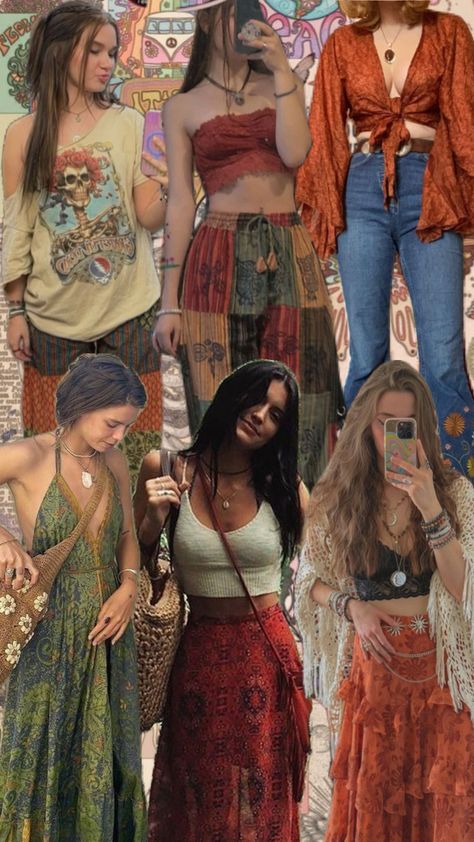 Hippy Boho Aesthetic, Hippy Outfit Aesthetic, Modern Hippy Aesthetic, Bohemian Style Aesthetic, Hippie Inspo Outfit, Rich Hippie Aesthetic, Girly Hippie Aesthetic, Hippie Core Outfits, Clean Hippie Aesthetic