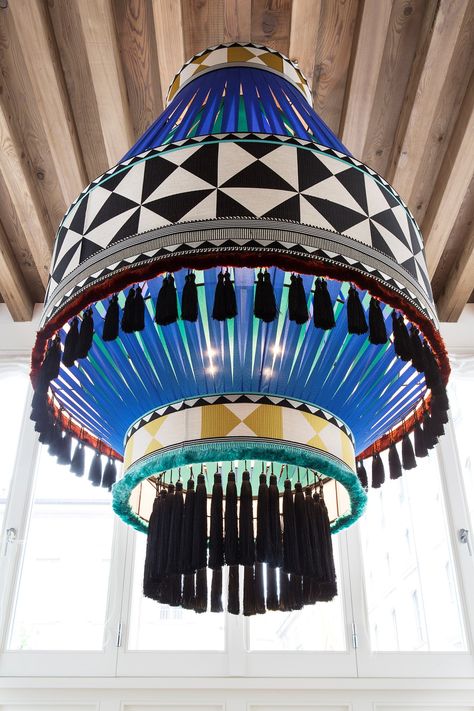 Dedar Fabric, Fabric Chandelier, I Love Lamp, Diy Chandelier, Milan Design, Chandelier For Sale, Milan Design Week, The Ceiling, Design Week