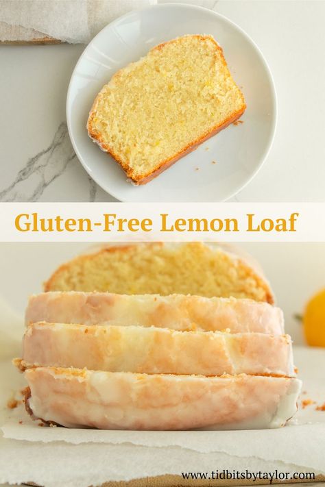 You are going to love this Gluten-Free Lemon Loaf recipe because it is moist, sweet, full of lemony flavour, and you can’t even tell it is gluten-free! #glutenfree #lemon #loaf Gluten Free Lemon Loaf, Gluten Free Lemon Pound Cake, Lemon Loaf Recipe, Lemon Loaf Cake, Lemon Bread, Lemon Loaf, Gf Bread, Loaf Recipes, Lemon Pound Cake