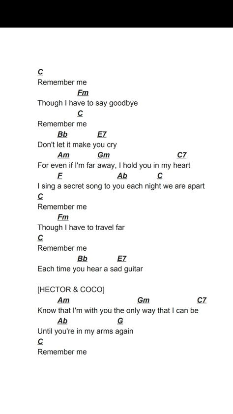 Coco "Remember me" Remember Me Coco Ukulele Chords, Ukelele Chords Song, Somewhere Only We Know Guitar Chords, Remember Me Ukulele Chords, Remember Me Coco Guitar Tab, Remember Me Guitar Tab, Remember Me Guitar Chords, Guitar Songs Sheet Music, Song Chords Guitar