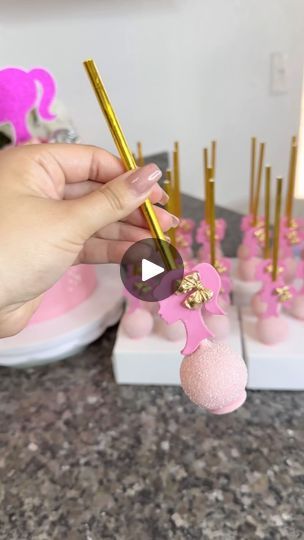 17K views · 1.1K reactions | Super simple Barbie cakepops 🎀  Cutter from Etsy   #barbie #barbieparty #cakepops #baking #cake #partydecor | Berrylicious Sweets | Sam Vazquez · Fin de Semana Barbie Cakepops Ideas, Simple Barbie Cake, Barbie Cakepops, Barbie Cake Pops, Barbie Cake, Barbie Party, Upside Down Cake, Baking Cake, Cake Decor