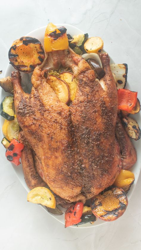 Smoked Duck - Binky's Culinary Carnival Smoked Duck Recipes Whole, Smoked Duck Recipes, Duck Recipes Whole, Smoked Baked Potatoes, Smoked Vegetables, Smoked Duck, Duck Recipe, Lazy Weekend, Duck Recipes