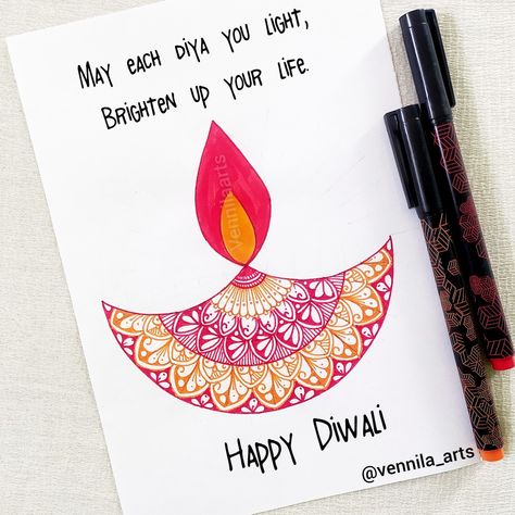 Diya Mandala Art Diwali Special Mandala Art, Cute Diwali Doodles, Diwali Pattern Design, Diwali Mandala Art Drawing Easy, Drawing For Diwali For Kids, Diwali Designs Pattern, Drawing Ideas For Diwali, Diwali Drawing Ideas Easy, Diwali Drawing Ideas For Kids