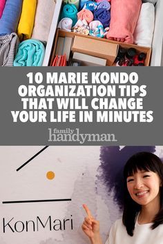 10 Organizing Tips from Marie Kondo That Will Change Your Life in Minutes Pretty Organization Ideas, Konmari Method Organizing, Konmari Organizing, Marie Kondo Organizing, Konmari Method, Kitchen Organization Diy, Organizing Hacks, Marie Kondo, Organize Declutter