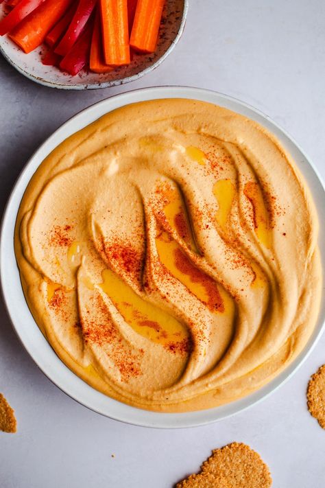 Red Lentil Hummus Recipe, Lentil Hummus Recipe, Red Lentil Hummus, Traditional Hummus, Creamy Hummus Recipe, Lentil Dip, Lentil Hummus, Cooked Lentils, Vegetarian Dip