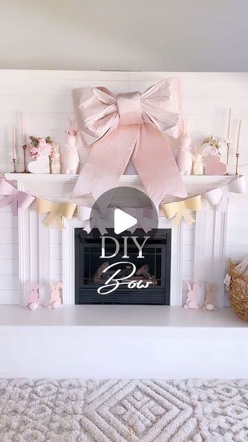 Trish 💕 Beautiful Lifestyle Blogger on Instagram: "DIY Giant Bow 🎀 Comment “giant bow” for the links!!! How cute did this diy giant bow turn out?!?! I’m loving it!!! I wasn’t sure if it was going to work, but I love it! I’ll make a tutorial if you’re interested!! I used velvet blush material and it’s so pretty!!! Do you need a giant bow??? What do you think???
.
.
#giantbow #bow #diy #diycrafts #diyhomedecor #diydecor #diyideas #makeitwithmichaels #shopltk #pink #pastel #pastelaesthetic #pinkaesthetic #easter #easterdecor #spring #springdecor #springtime #partydecor #partyprop #partyideas #partystylist #partyinspiration #eventdesign #eventdecor #eventplanner #eventplanning #partyplanning #partyplanner @ltk.home @ltk.creators @shop.ltk @ltk.family @michaelsstores" Giant Bow Diy, Diy Giant Bow, Giant Bow, Bow Diy, Beautiful Lifestyle, Instagram Diy, Pink Pastel, Diy Bow, Party Props