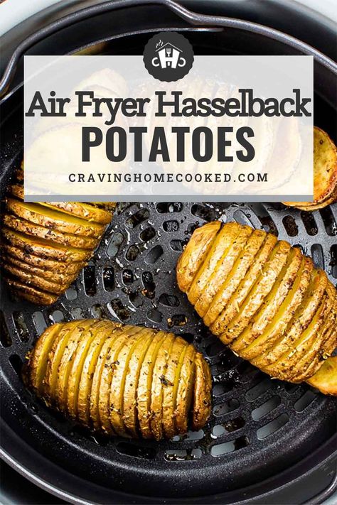 Air Fryer Hasselback Potatoes, Airfry Recipes, New Air Fryer Recipes, Air Fryer Recipes Snacks, Air Fryer Baked Potato, Air Fryer Cooking Times, Chicken Baked, Cooks Air Fryer, Hasselback Potatoes