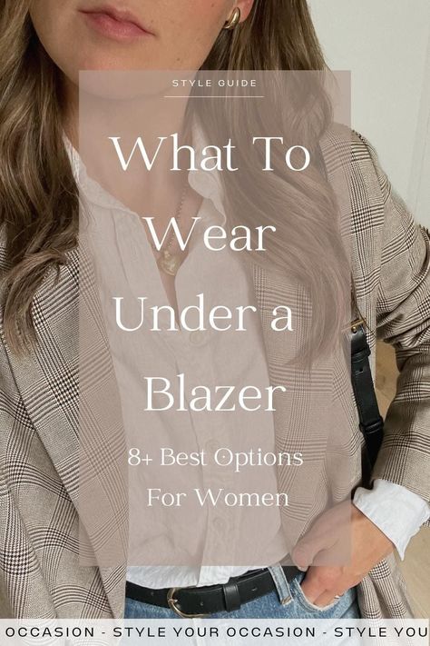 Modern Blazer Outfits Women, Trendy Blazers For Women, Tops To Wear With Blazers, Styles With Blazers, Women’s Blazer Outfit Work, Ways To Wear Blazers Outfit Ideas, Office Outfits Women With Blazer, Spring Outfits With Blazers, Outfits With Blazers For Women Business