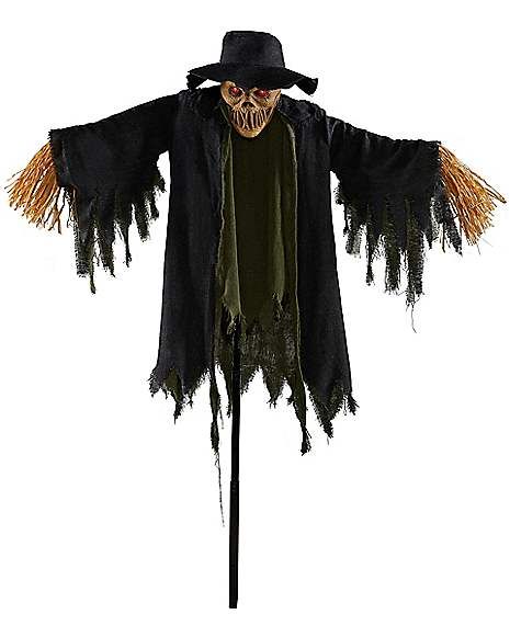 Scarecrow Convertible Hanging Prop and Lawn Stake - Spirithalloween.com Scarecrow Decorations, Corn Field, Spencers Gifts, Eyebrow Ring, Piercing Aftercare, Scary Costumes, Yellow Eyes, Halloween Props, Outdoor Halloween