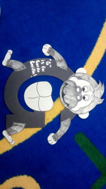 G is for Gordo Gorilla Letter G Activities, Gorilla Craft, Zoo Phonics, Zoo Crafts, Abc Crafts, Alphabet Letter Crafts, Toddler Curriculum, Teaching Crafts, Letter Crafts