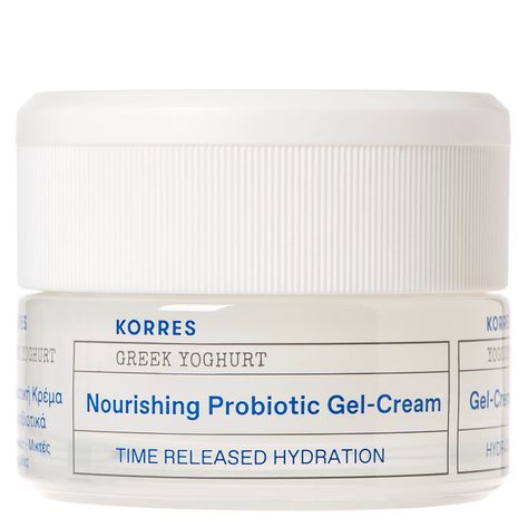 KORRES Greek Yoghurt Nourishing Probiotic Gel-Cream 40ml - LOOKFANTASTIC Home Remedies For Acne, Cream Aesthetic, Cream Cleanser, Facial Cream, Gel Cream, Luxury Skincare, Salicylic Acid, Moisturizer Cream, Greek Yogurt