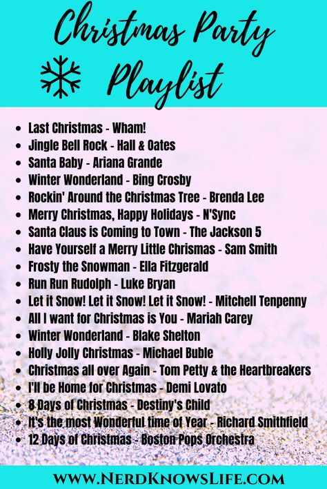 Christmas Party Playlist #Playlists #Music #Christmas #ChristmasMusic #ChristmasPlaylist #PopChristmas #CountryChristmas #Santa #PartyPlaylists Christmas Karaoke Songs, Christmas Party Playlist, Christmas Playlist Cover, Xmas Playlist, Christmas Karaoke, Christmas Music Playlist, Christmas Songs Playlist, Michael Buble Christmas, Song Lists