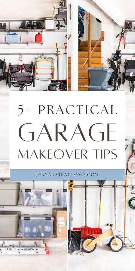 Garage Makeover Ideas, Garage Storage Inspiration, Garage Organization Tips, Clean Garage, Wall Shelving, Garage Style, Garage Storage Shelves, Backyard Plan, Garage Storage Solutions