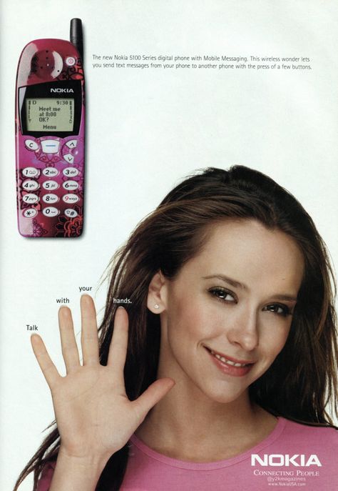 2000s on Twitter: "nokia 5100 ad with jennifer love hewitt (2000) https://t.co/32L1edS0fH" / Twitter Y2k Magazine, 2000s Magazines, Blue Sky Wallpaper, Americana Aesthetic, Teen Witch, 2000s Nostalgia, Vintage Packaging, Jennifer Love Hewitt, Jennifer Love