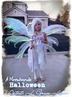 Uniquely Grace: Moon/ Lunar Fairy Costume - Handmade Halloween with moving wings, EL wire lights and fiber optics! Moon Fairy Costume, Lunar Fairy, Native American Halloween Costume, Garden Fairy Costume, Moon Costume, Fairy Halloween, Garden Party Outfit, Themed Halloween Costumes, Fairy Design