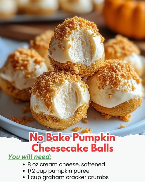 Halloween Finger Desserts, No Bake Pumpkin Cheese Balls, No Bake Pumpkin Cheesecake Balls Recipe, Pumpkin Cream Cheese Balls, Easy No Bake Pumpkin Cheesecake Balls, Halloween Cheese Balls, No Bake Pumpkin Cheesecake Balls, Pumpkin Cheesecake No Bake, Truffle Ideas