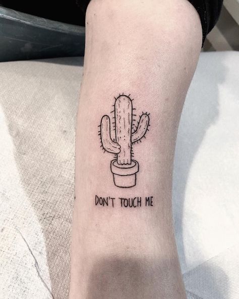 Cute Animal Tattoos, Tatuagem Masculina Pequena, Cactus Tattoo, Money Tattoo, Moon Tattoo Designs, Парные Тату, Medusa Tattoo, Dont Touch Me, Badass Tattoos