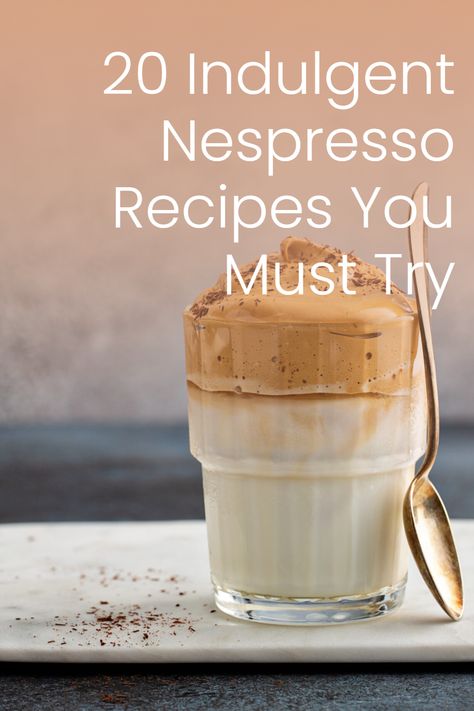 Nespresso Coffee Bar Ideas, Nespresso Coffee Bar, Espresso Drink Recipes, Toffee Nut Latte, Nespresso Lattissima, Cappuccino Recipe, Nespresso Recipes, Espresso Recipes, Toffee Nut