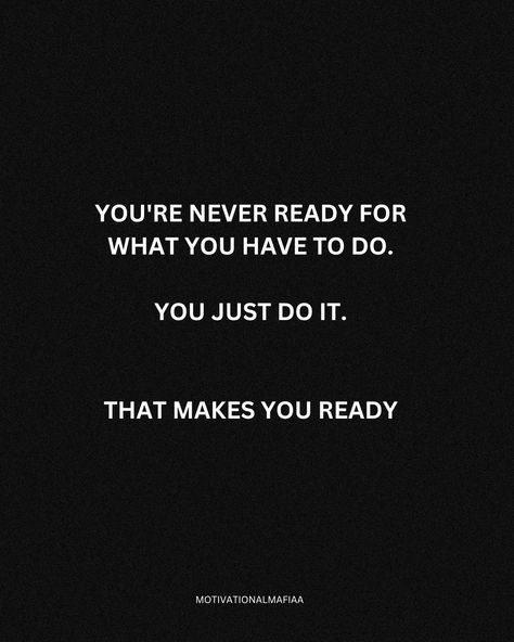 "Action breeds confidence! 🌟 Don't wait for the perfect moment; make the moment perfect by taking the leap. Your journey to greatness begins with a single step. 👣 **Like** if you're ready to move mountains, **Save** this as a reminder to yourself, **Share** to inspire your circle, and **Comment** your thoughts below. For daily doses of motivation, follow 👉🏻@MotivationalMafiaa 💫 #TakeAction #MotivationMafiaa #DreamBig #SuccessMindset #HustleHard #Goals #NeverGiveUp #PositiveVibes #Deter... Life Mastery, Hustle Hard, Move Mountains, Self Discipline, Perfect Moment, Success Mindset, Take Action, Never Give Up, Just Do It