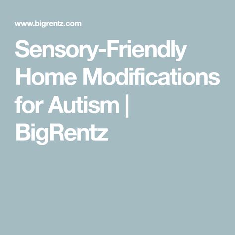 Sensory Friendly Home, Neurodivergent Friendly Home, Home Modifications, Vestibular System, Home Environment, Sensory Friendly, Sensory Room, Sensory Processing Disorder, Sensory Processing