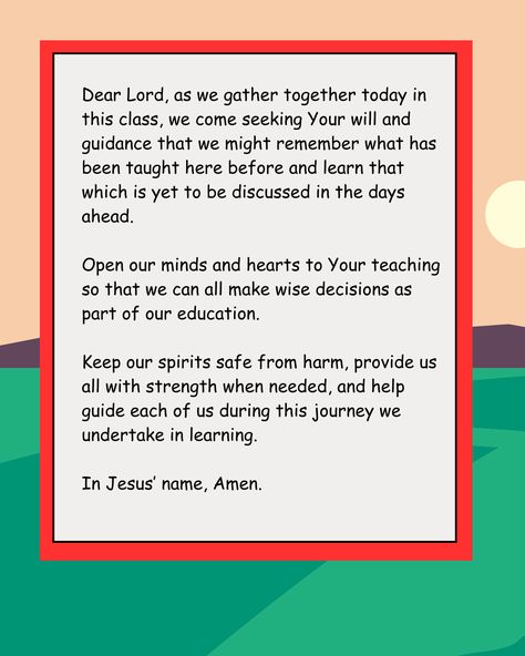 Prayers For Students And Teachers, Tagalog Prayer For School, English Prayer For School, Personal Prayer For Students, Prayer For Classroom, Closing Prayer For School, School Prayer Student, Prayer For School Student Classroom, Opening Prayer For School