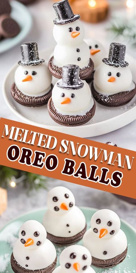 ❄️Looking for a fun and festive dessert to brighten up your holiday gatherings? These Melted Snowman Oreo Balls are not only adorable but also incredibly easy to make!🎉 Don't forget to snap a photo of your creations and share your unique designs! 📸 👉 Get the full recipe and step-by-step instructions by clicking the link in our bio! #MeltedSnowman #OreoBalls #WinterTreats #HolidayDesserts #NoBakeRecipe #ChristmasRecipes #FunWithKids #DessertIdeas #Foodie #SweetTreats 🌟 Snowman Oreo Balls Recipe, Snowman Oreo Balls, Oreo Balls Recipe, Italian Christmas Cookies, Easy Christmas Treats, Melted Snowman, Oreo Balls, Winter Treats, Festive Desserts