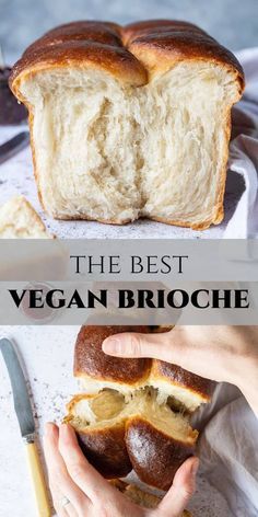 Vegan Brioche, Patisserie Vegan, Vegan Bread Recipe, Brioche French Toast, Vegan Baking Recipes, Brioche Bread, Vegan Bakery, Vegan Bread, French Bread