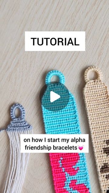 Ways To Tie Friendship Bracelets, Flat Alpha Bracelet Tutorial, How To Do An Alpha Pattern, Alpha Bracelet Triangle Start, Alpha Bracelet Start, How To Make Alpha Bracelets Tutorial, How To Start A String Bracelet, How To Make Alpha Pattern, Hello Kitty Friendship Bracelet Pattern