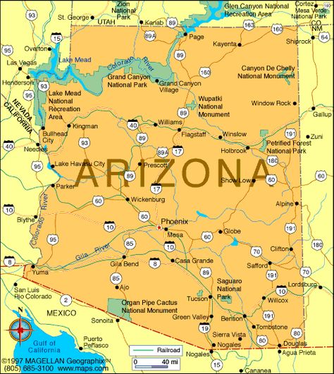 Arizona map Lake Mead Nevada, Map Of Arizona, Arizona Living, Arizona Map, Arizona Adventure, Arizona Vacation, Living In Arizona, Lake Mead, Canyon Lake