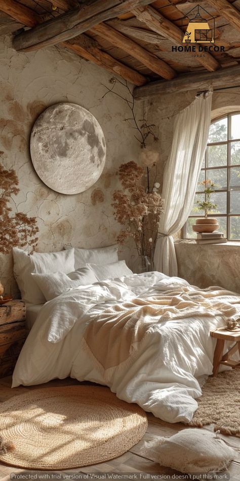 Rustic Bedroom Paint Colors, Bedroom Rustic Ideas, Bedroom Rustic Modern, Bedroom Rustic Farmhouse, Earthy Modern Bedroom, Rustic Style Bedroom, Rustic Bedroom Ideas, Earthy Modern, Rustic Bedroom Furniture