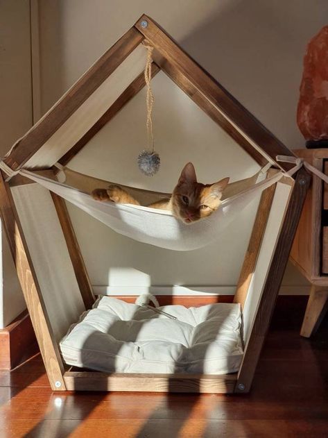 Katt Diy, Katt Grejer, Diy Cat Tree, Cat House Diy, Diy Cat Toys, Cats Diy Projects, Animal Room, Kraf Diy, Cat Room