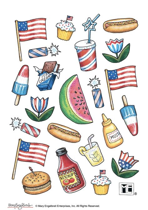 4th Of July Scrapbook, Scrapbook Inspo, Scrapbook Book, Scrapbook Stickers, Scrapbook Ideas, July 4th, Fourth Of July, Digital Scrapbooking, 4th Of July