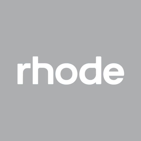 Rhode Skin by Hailey Rhode Bieber Copy And Paste Fonts, Rhode Skin, Makeup Logo Design, Bubble Letter Fonts, Font Bubble, Minimal Font, Hailey Rhode, Skincare Logo, Instagram Font