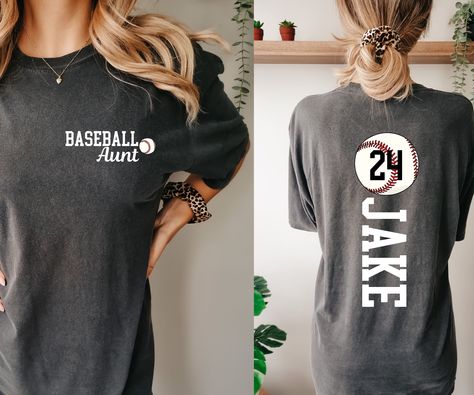 Baseball Aunt Shirt With Kids Name, Baseball Season Aunt Shirt, Gift For Baseball Lover Aunt Shirt, Gift for Baseball Aunt, Custom Baseball Baseball Aunt, Gifts For Baseball Lovers, Cool Aunt, Aunt Shirt, Aunt Shirts, Personalized Baseballs, Baseball Season, Kids Names, Dec 1