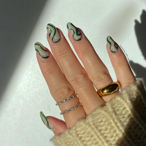 Natalie✨ on Instagram: "One of my students saw my nails and said “I like your nails…they’re a lot” and I’m choosing to take it as a compliment 😅 Used @leminimacaron Creme brûlée, pistachio, and emerald green to crest this mani that seems to be “a lot” 💚 What do you think? It’s a compliment right?🤣" Pistachio Nails, Creme Brûlée, Pistachio Green, I Like You, Creme Brulee, My Nails, Green Nails, Pistachio, Emerald Green