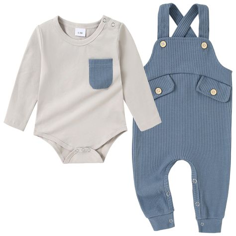 PRICES MAY VARY. 👼 Quality Material: Our newborn baby boy clothes are crafted from a premium cotton blend material that offers exceptional softness, breathability, and durability. The material is carefully selected, meeting strict safety standards and certifications, ensuring it's safe and gentle on your baby's delicate skin. Is also a suitable going home outfit for baby boy. 👼 Unique Design: Our newborn baby boy overalls Striped and Dinosaur Print Tops + Overall Pants. This infant boy clothin Baby Boy Fits, Going Home Outfit For Baby, Boys Church Outfit, Outfits Bodysuit, Baby Clothes Boy, Newborn Baby Boy Clothes, Baby First Outfit, Boy Overalls, Newborn Baby Boy Gifts